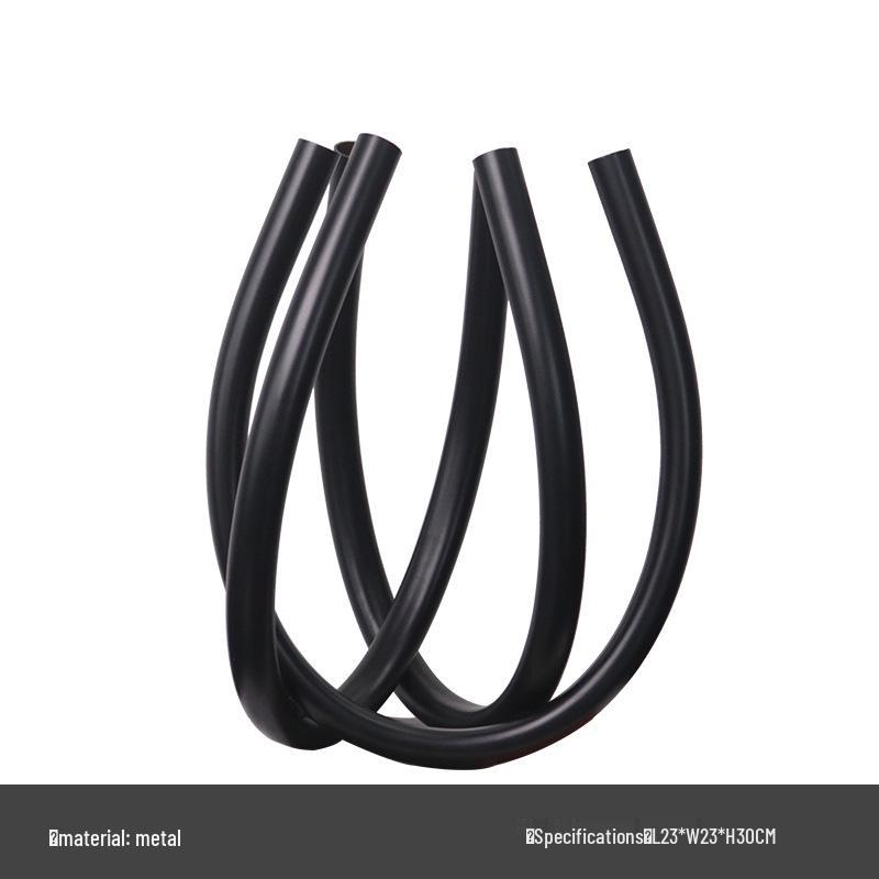 Elegant Metal Vase for Flower Arrangements - Luxury Decor for Living & Dining Rooms
