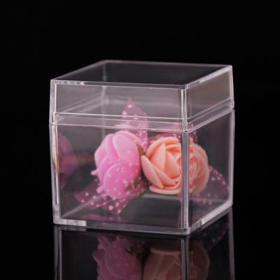 1 Acrylic Square Storage Box, Transparent Box With Lid, Candy Storage Container, Suitable For Parties, Festivals, Gift Packaging