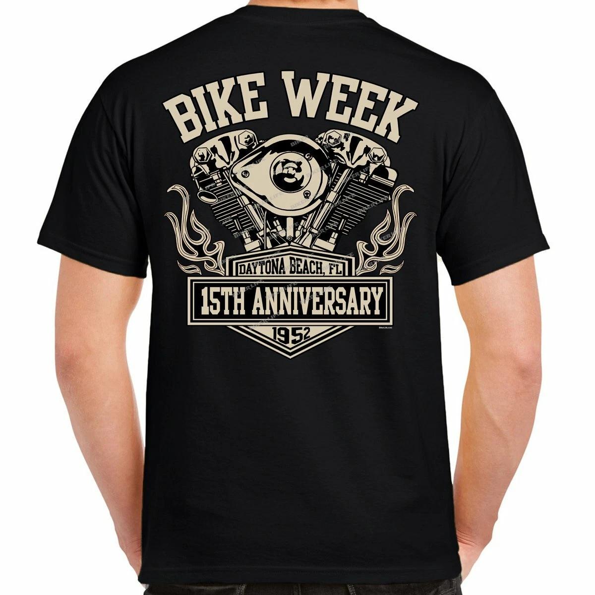 Nostalgia 1952 Bike Week Daytona Beach Knucklehead T-Shirt XXL