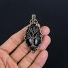 Black Onyx Jewelry, 999 Copper Wire Wrapped Pendant Handmade Gemstone Jewelry, Gifts For Wife Brand New Pendant
