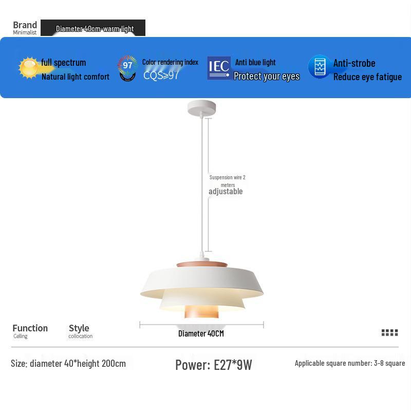 Nordic Designer Chandelier - Danish Dining & Cafe Lamp