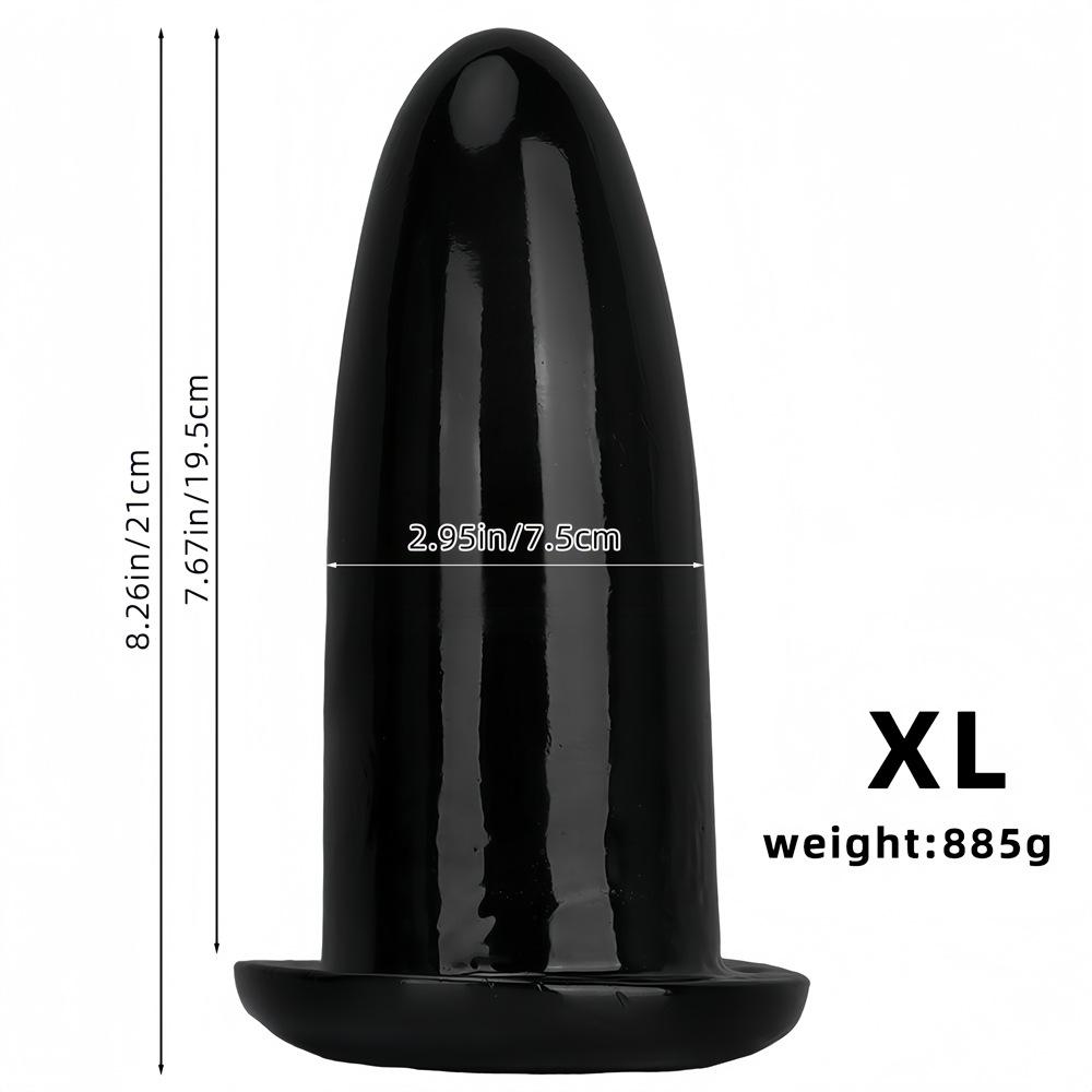 Black PVC Dildo Simulated Penis Butt Plug with Suction Cup Fisting Sex Toy Strap On Cock Big Dick Realistic Cock