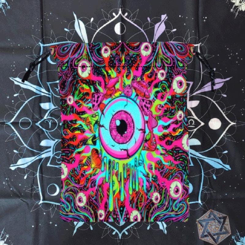 Drawstring Pouch Bag Divinations Tarots Bag Game Dices Oracles Cards Stored Bag