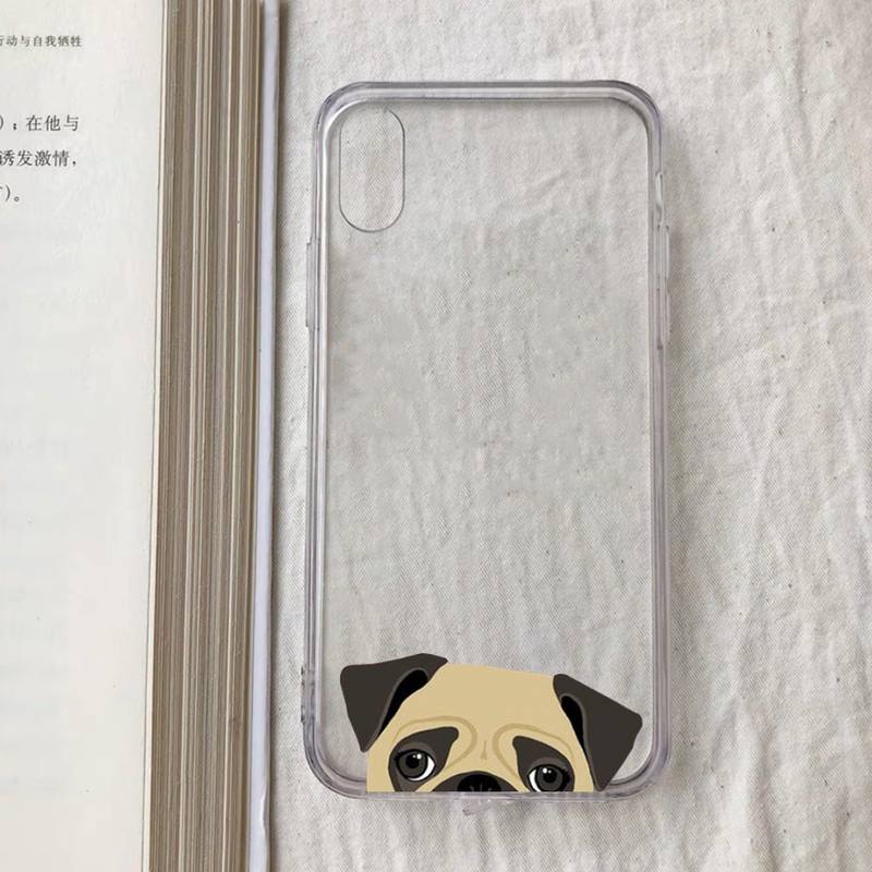 Cat French Bulldog Phone Case for iPhone 11 12 13 mini pro XS MAX 8 7 6 6S Plus X 5S SE 2020 XR case