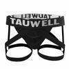 Men's Sexy Lingerie Thong Hollow See-Through Bondage Underwear Briefs High Stretch Breathable Leg Belt Thongs