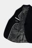 Jade Black Plain Solid Wool Blend Blazer