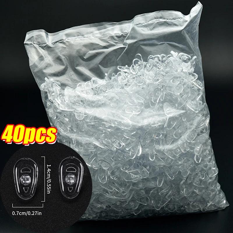 DIY Air Chamber Clear Oval Eyeglass Nose Bracket Silicone Nose Pads Eyewear Bracket Anti-drop Sunglasses Glasses Accessories