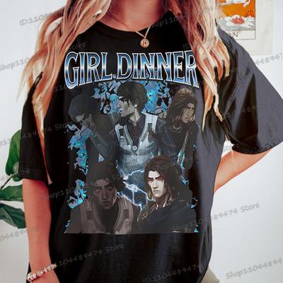Viktor Arcane Girl Koszulka na kolację League of Legends Klasyczny Street Style Góra Ubrania Kobiety/Mężczyźni Fan Lol Prezent Odzież Anime Koszulka