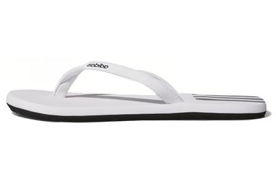 Eezay Flip Flops Slides White/Black Women's EG2038