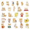 51 Cute Shiba Inu Stickers: Cartoon Dog Graffiti for Journals, Suitcases, Water Bottles, Waterproof Decor