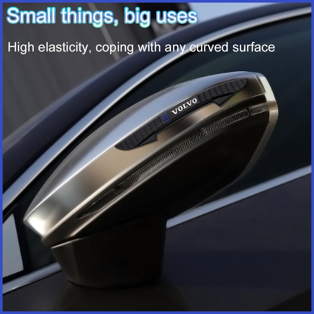4PCS Car Door Anti-collision Protector Bumper Strip Sticker For Volvo S90 V90 V60 V40 XC90 S60 XC60 V70 XC40 S80 T6 EX90 EM90