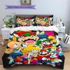 Super Mario Poster Duvet Cover & Pillowcases, Mario Fan Bedroom Bedding, Perfect Gift.chl
