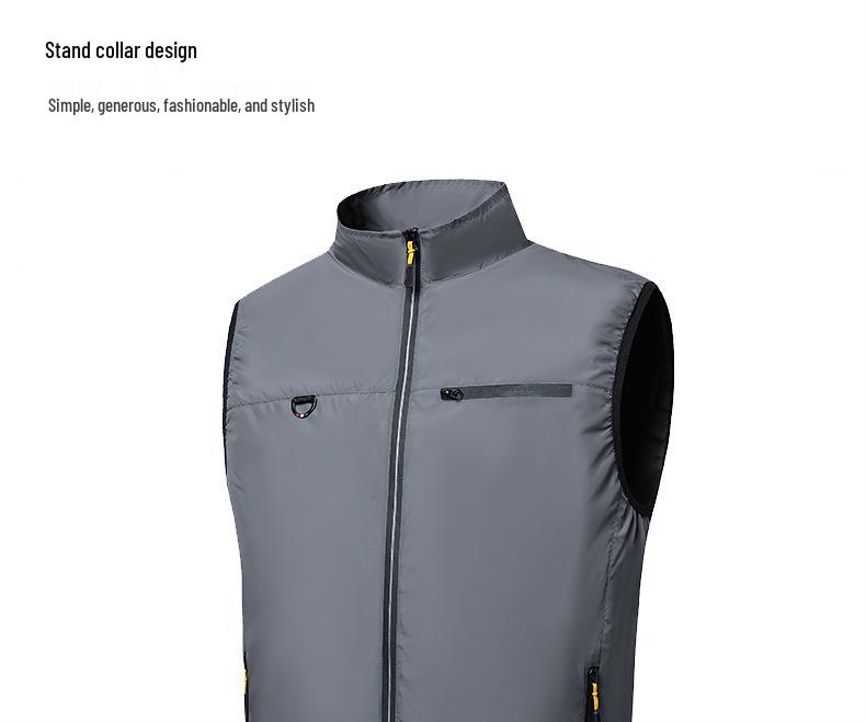 Summer Smart Cooling Fan Vest - Custom Air Conditioning Clothing for Outdoor Comfort
