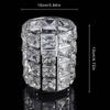 Crystal makeup brush holder, makeup organizer can, makeup glass box, makeup brush holder, cosmetics storage bucket holder, cup tool container