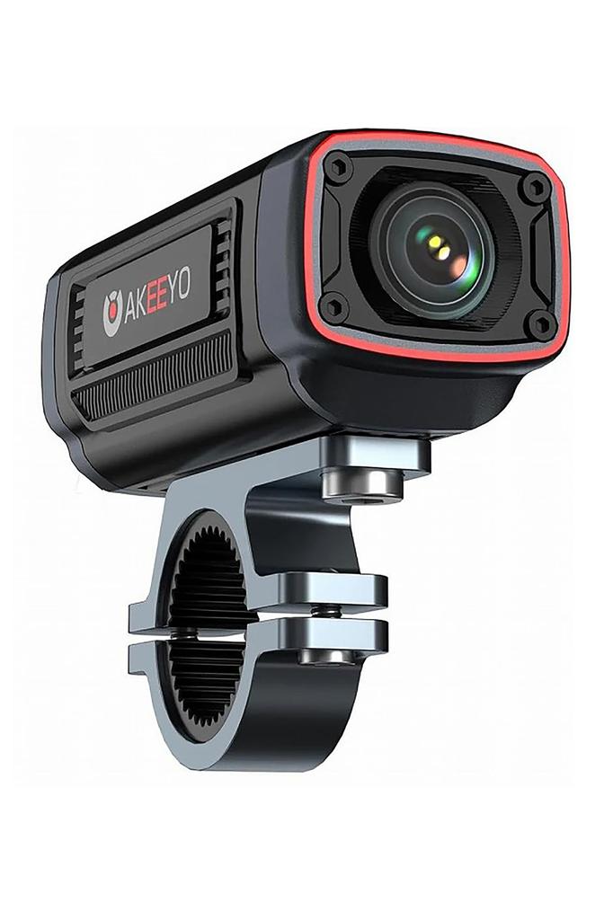 TANAX AKY-710S Portable Motorcycle Dash Cam, Compact and Lightweight, 4K Resolution, No Wiring Required, Easy Installation, SRS-046