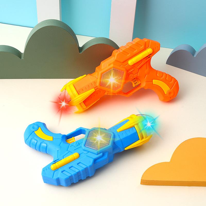 Pistola Giocattolo Elettrica con Luci di Proiezione Arcobaleno & Musica Pistole Giocattolo per Bambini Pistola Giocattolo Luminosa Ragazzi Ragazze Regali