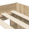 Kids Bed Frame with Storage Space Sonoma Oak 75 x 190 cm
