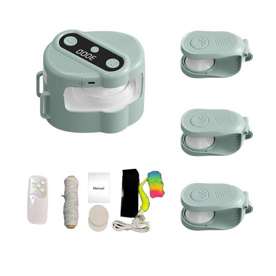 Electronic Interactive Cat Teaser Indoor Cats Moving Plush Toy with Remote Control Fun Treadmill for Bored Kitten Puppy Chasing Run Exercise Mental