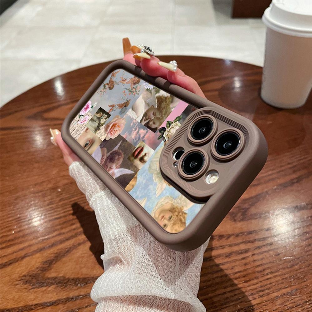 Angel Eye Soft TPU Phone Case for  Samsung A04 A05 A10 A30 A50 A13 A23 A53 A14 A24 A34 A54 A15 A25 A35 A55 S20 S23 FE S24 Ultra Ae51 Angel art design