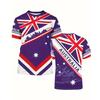Australia Flag 3d Printed T Shirt For Men Sydney Opera Graphics T-shirt Oversized Tops Short Sleeves Tees Sports Loose T Shirts