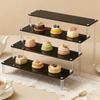 1 Pcs 1-5 Layers Acrylic Ladder Display Stand Perfume Doll Cakes Transparent Acrylic Storage Display Rack