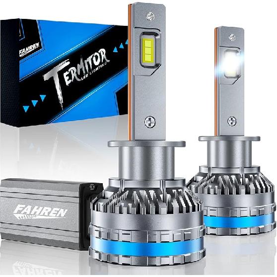 FAHREN H11 Fog Bulbs, Upgraded 120W 40000LM H8/H9 Bright Lighting Bulb, 6500K Cool White IP68 Waterproof,Quick Installation, Pack of 2