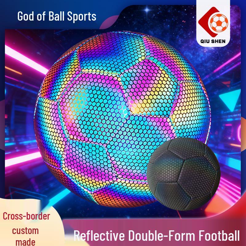 

Size 5 Luminous Reflective Football: Machine-Stitched PU, Wear-Resistant, Ideal for Training and Matches Size 5 In Stock