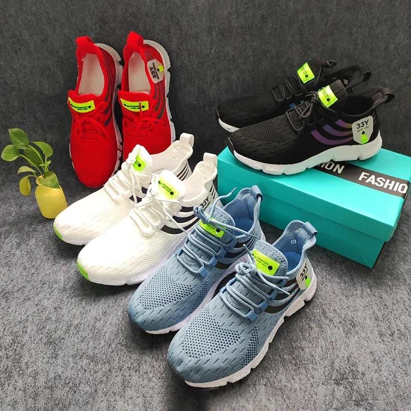 Summer Running Shoes Men's Sports Casual Fashion Breathable Lightweight Flat Shoes Comfortable Soft Training Exercise Men Shoes