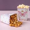 Ružovo-fialová Motýlia Krabička na Popcorn Krabička na Cukríky Motýlia Ozdoba na Narodeninovú Oslavu Deti Dievča Svadba Potreby na Narodeninovú Oslavu Oslava Bábätka