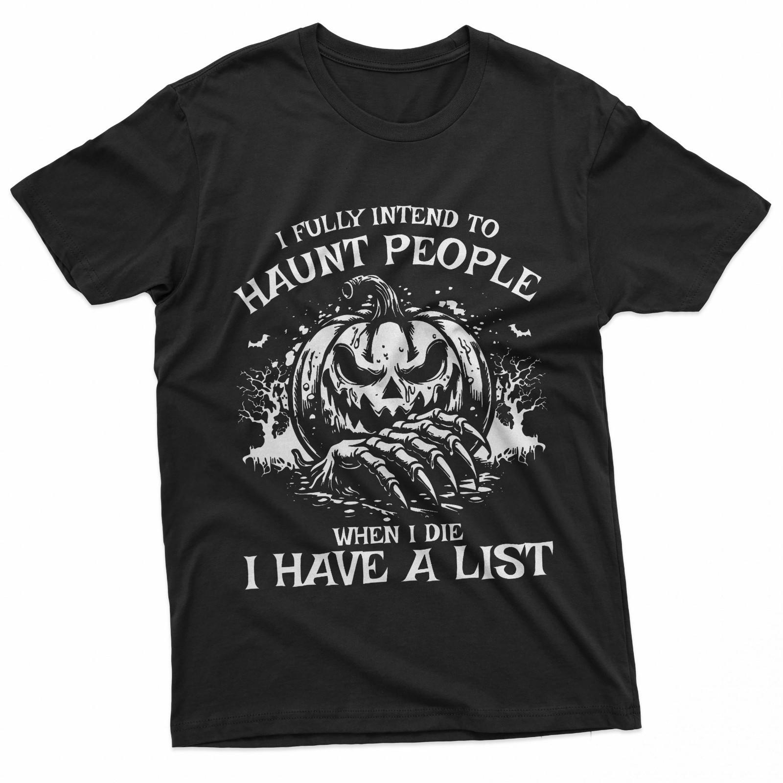 

Creepy Carved Jack-O-Lantern I Fully Intent Haunt People T-Shirt 5XL різнокольоровий