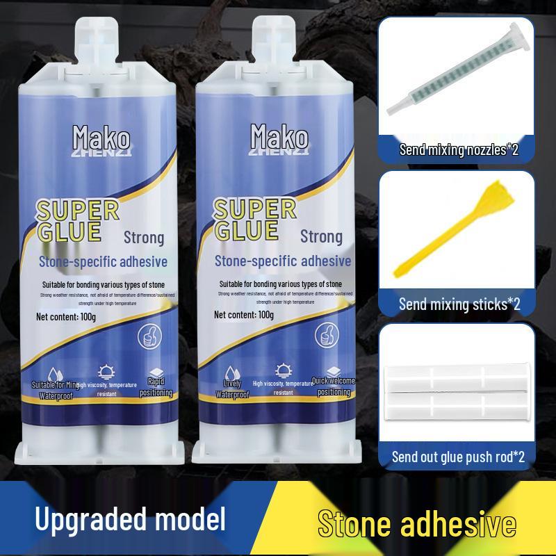 Stone Adhesive for Marble, Porcelain Tiles, Sinks, and Glass Aquariums