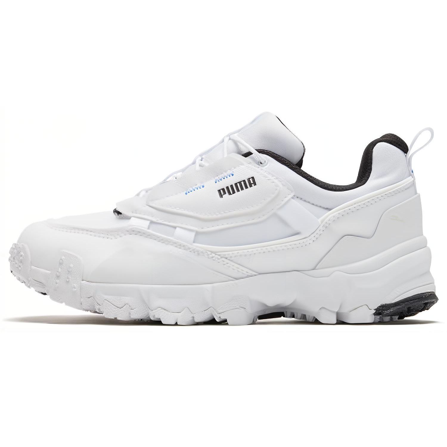 

Puma Trailfox Overland Mts Grid Ретро Повседневные Спортивные Низкие Кроссовки Унисекс Белые Синие 371477-02 35.5