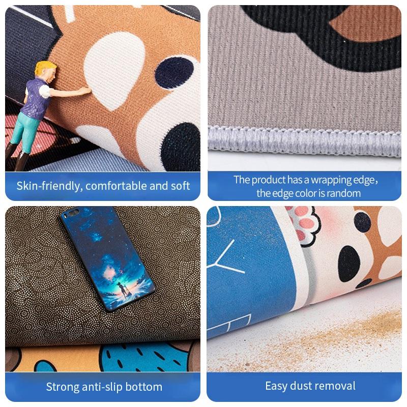 Retro Front Door Mat Irregular Bath Mat Printed Entrance Doormat Absorbent Non-Slip Rug Bedroom Carpet Toilet Bathroom Foot Pad