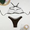 2025 Sjöstjärna Bikini Tredelad Set: Europeisk-amerikansk stil med slits midikjol