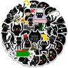 Schwarze Katze Aufkleber| 40 Stück Schwarze Katze Aufkleber Ästhetische Vinyl Wasserdichte Aufkleber, Aufkleber Für Laptop, Wasserflasche, Aufkleber Für Kinder, Kleinkinder, Teenager