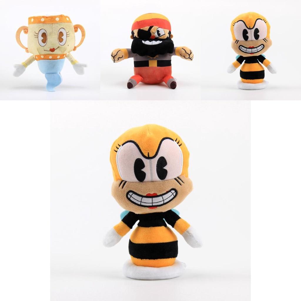 Peluche di alta qualità di Cuphead Capitano Brineybeard Bambola Morbida Ideale per Collezionismo e Regali
