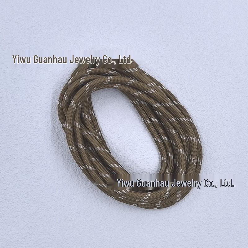 Colorful 5mm Core-Filled Polyester Rope for DIY Bracelets, Stylish Woven Bags, Lanyards, and Pendants