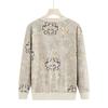 Early Autumn Mother's New Chinese Style Thin Sweater Middle-aged and Elderly Women's National Style Top Middle-aged Women's New Sweater