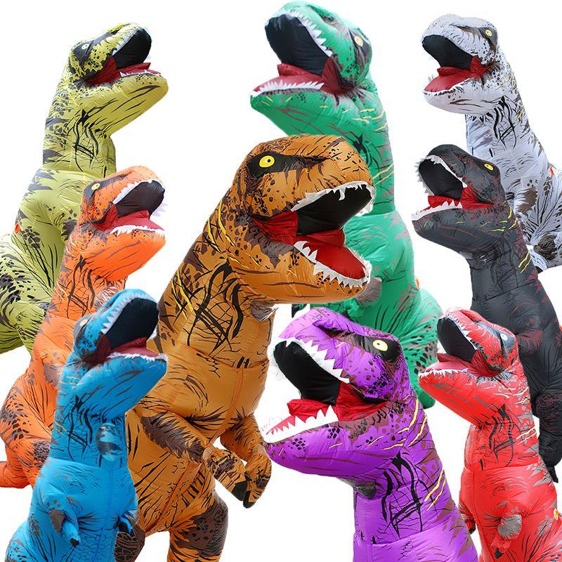 Waterproof And Durable Kids T-rex Inflatable Dinosaur Costume For Parties