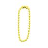 2.4mm Colorful Bead Chain for DIY Jewelry – Painted Iron Wave Chain with Buckle Pendant Connector