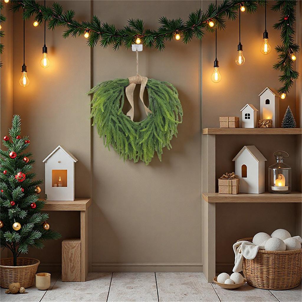 Simulace Srdcovitý Měkký Gumový Prsten Girlanda Přívěsek Vánoční Svátek Venkovní Dekorace