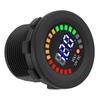 12 V Motorcycle Car LED Digital Display Voltmeter Waterproof Voltage Volt Meter Gauge Black New