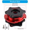 Vehicle Steering Wheel Adapter 8.9cm Diameter Anti Rusts Easy Operate for Racings Enthusiasts Improves Driving Safety