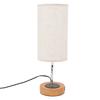 Tischleuchte mit kabellosem Ladegerät ABS USB Modern LED Dimmbar Nachttischlampe für Schlafzimmer