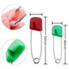 10/20PCS Safety Pins 4/5.4cm Plastic Head Safety Locking Brooch Pins Needle for Cloth Baby Diaper Nappy Sewing Accessory Markers