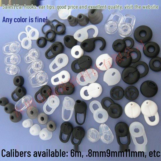 

M155 HM1200 Bluetooth Earhook Headset with Non-slip Earhook Accessories, C Port 5.5MM/6MM, Portable. Custom Color