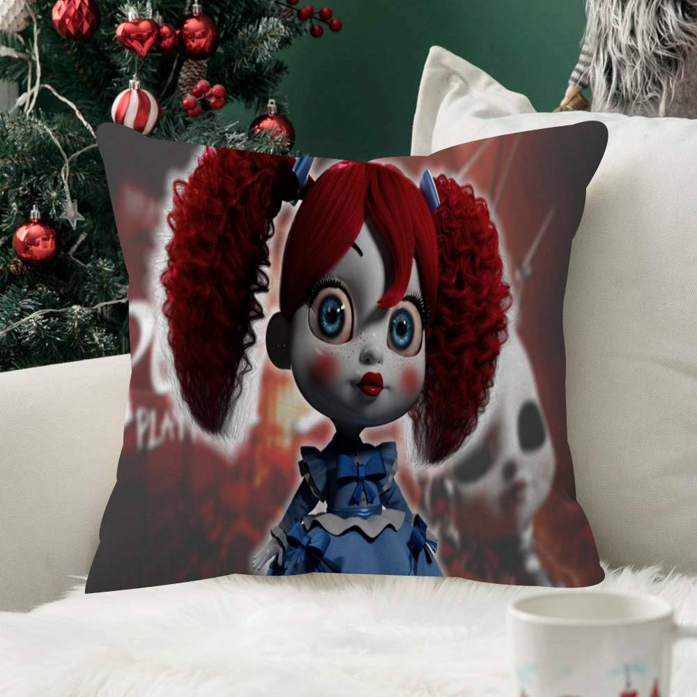 Video Game Funny PPoppy Playtimes Decor Room Aesthetics Pillow Case Home Bedroom Sofa Bed Couch Pillow Cover x Fashion