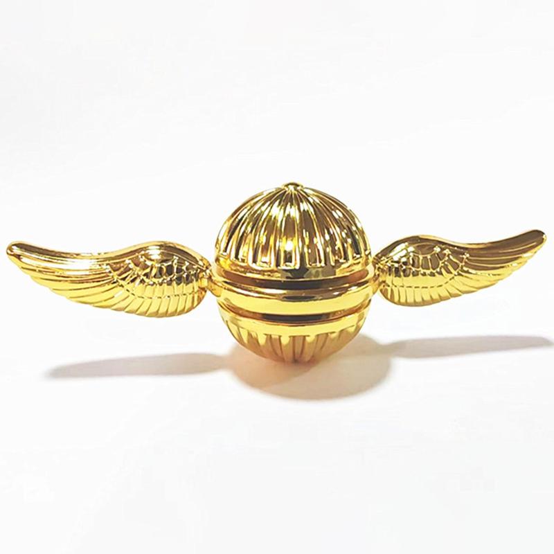 New Fidget Spinner Colorful Metal Alloy Mute Bearing Wing Aircraft Hand Spinner Fingertip Spinning Gyroscope Stress Relief Toys