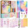 Art Crafts Journaling Art Crafts Kit DIY Binder Notebook Creative Student Diary Set  Birthday Gifts