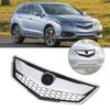 Front Bumper Upper Grille with Chrome Trim 71121TX4A51 Mesh Bumper Hood Grille Assembly Replacement for RDX 2016-2018